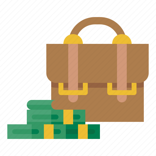 Bag, briefcase, business, coin, dollar, finance, portfolio icon - Download on Iconfinder