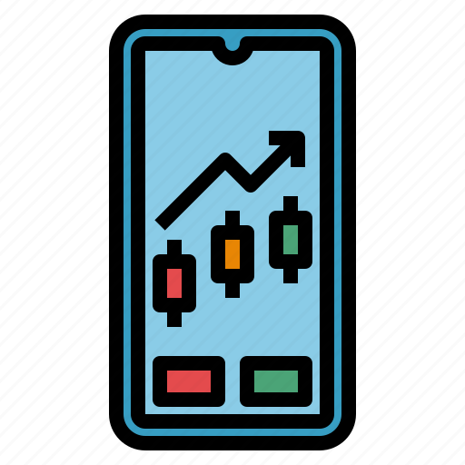 Analytics, business, finance, graph, money, phone, smartphone icon - Download on Iconfinder