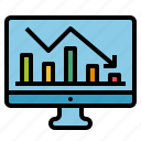 analytics, bar, business, chart, finance, loss, profits