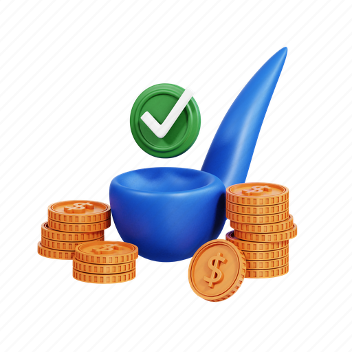 Investment, saving, chart, growth, business, piece, presentation 3D illustration - Download on Iconfinder
