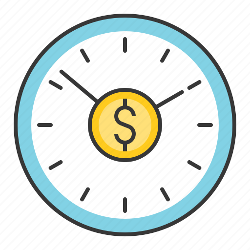 Business, finance, fund, investment, time is money icon - Download on Iconfinder