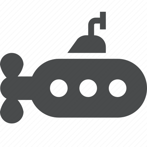 Submarine, marine, nautical, ocean, ship, underwater, yellow icon - Download on Iconfinder
