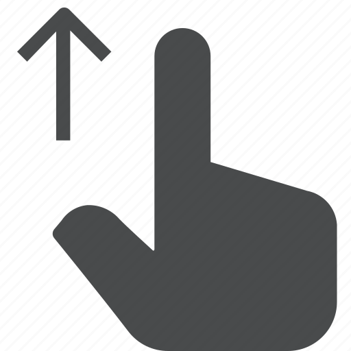 Swipe, up, finger, gesture icon - Download on Iconfinder