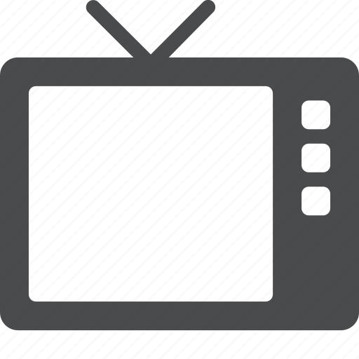 Tv, antenna, retro, television, vintage, watch icon - Download on Iconfinder