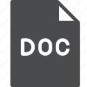 doc, file, text