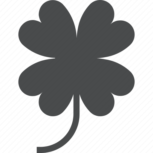 Clover, four, leaf, lucky, st patricks icon - Download on Iconfinder