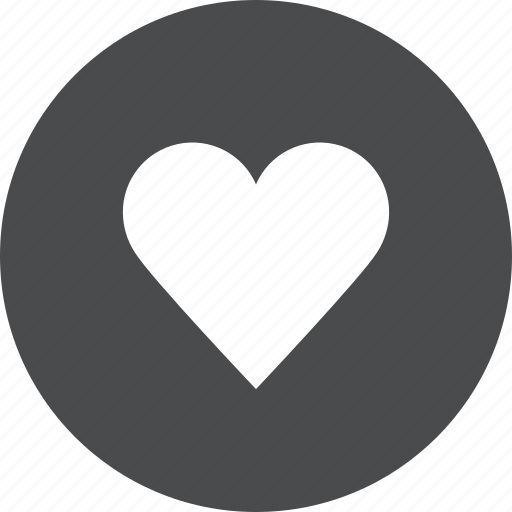 Circle, heart, favorite, like, love icon - Download on Iconfinder