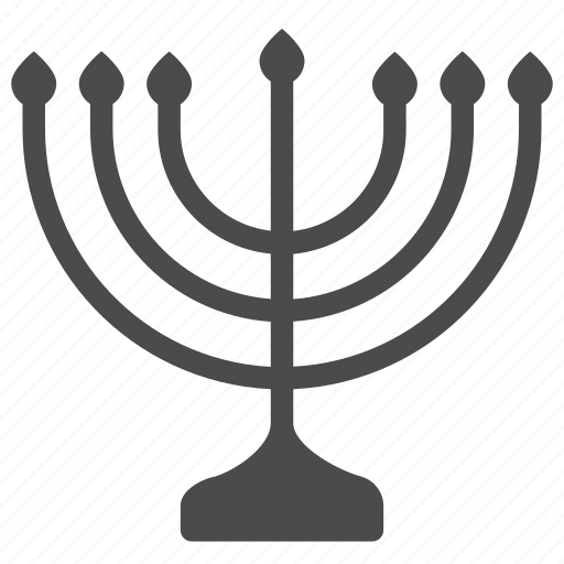 Menorah, hanuka, hanukkah, jew, jewish, religious icon - Download on Iconfinder