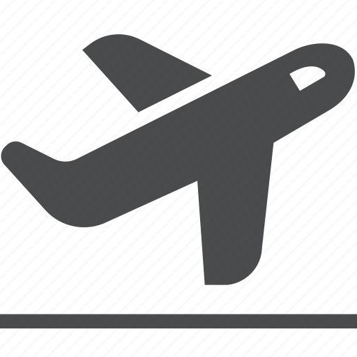 Departing, plane, airport, flight, take off icon - Download on Iconfinder