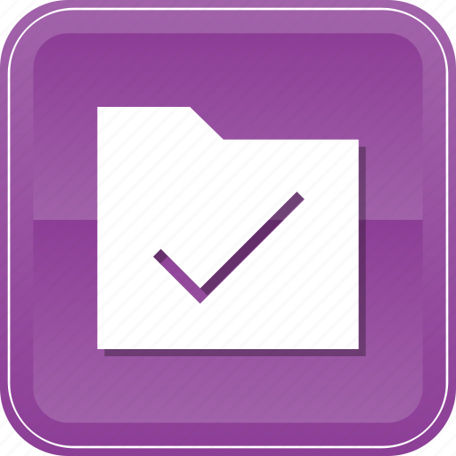 Accept, check, data, folder, ok, storage icon - Download on Iconfinder