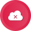 cloud, data, error, remove, storage, warning 