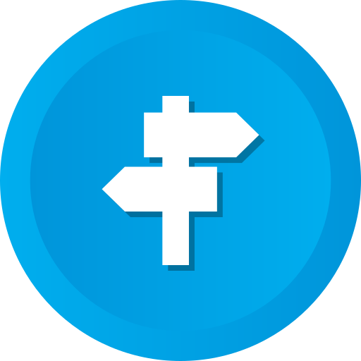 Crossroads, direction, location, navigation, sign icon - Free download