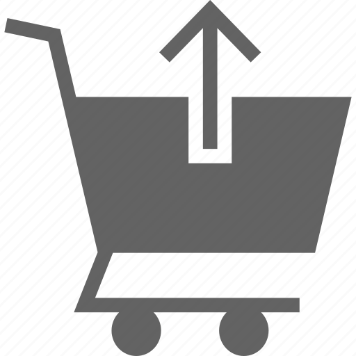 Arrow, cart, commerce, shopping, up, upload icon - Download on Iconfinder