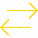 arrows, direction, orientation, swap, switch