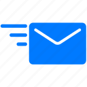 mail, send, send message, send mail, deliver, fast, delivery, messenger, letter, skype, forward, icq, email, blue