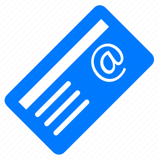 Blue, cutaway, document, email, envelope, letter, mail icon - Download on Iconfinder