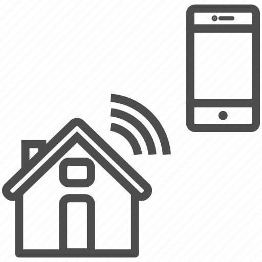 Home, house, internet of things, iot, mobile, wifi icon - Download on Iconfinder