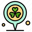 flower, heart, location, pin