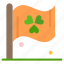 flag, ireland, sign 