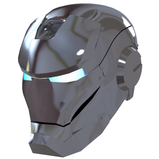 Ironman, mask, silver, iron, man, male, helmet icon - Free download