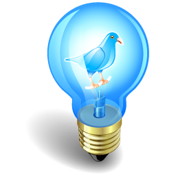Bulb, light, twitter icon - Free download on Iconfinder