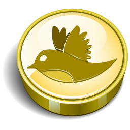 Bird Cash Coin Money Twitter Icon