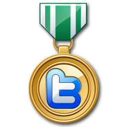 Medal, prize, twitter, winner icon - Free download