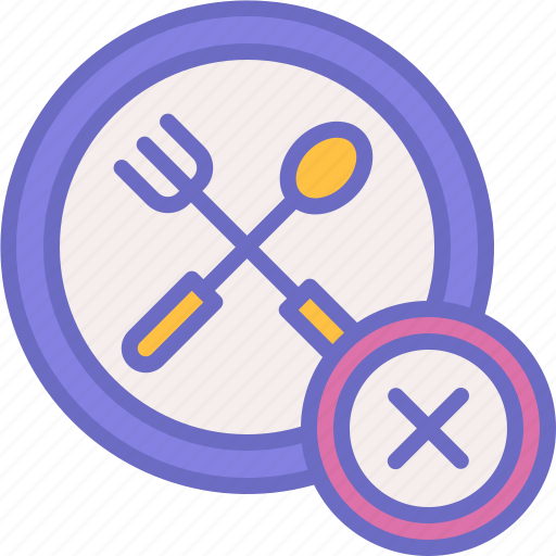 Fasting, plate, fork, spoon, ramadan icon - Download on Iconfinder