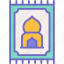 sajadah, mat, carpet, muslim, ramadan 
