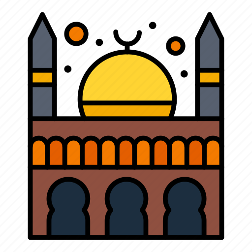 Building Mosque Muslim Icon Download On Iconfinder