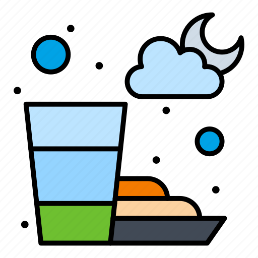Hour, ramadan, time, water icon - Download on Iconfinder