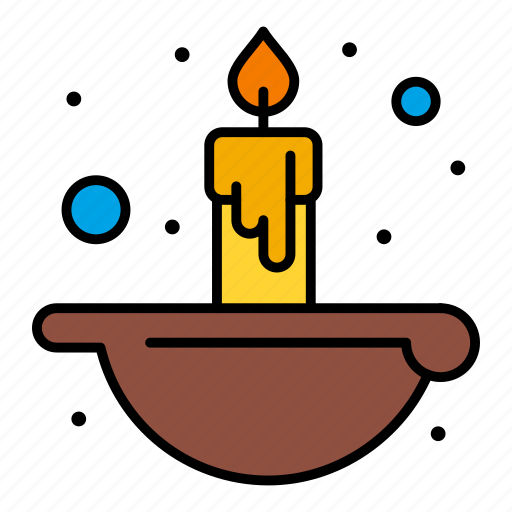 Candle, fire, islam, light icon - Download on Iconfinder