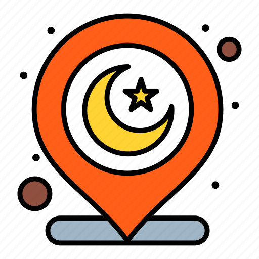 Islam, location, map, muslim, pin icon - Download on Iconfinder