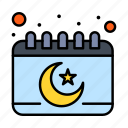 calendar, islam, moon, muslim
