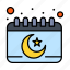calendar, islam, moon, muslim 