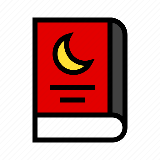 Book, crescent, islam, quran, ramadan, religion icon - Download on Iconfinder