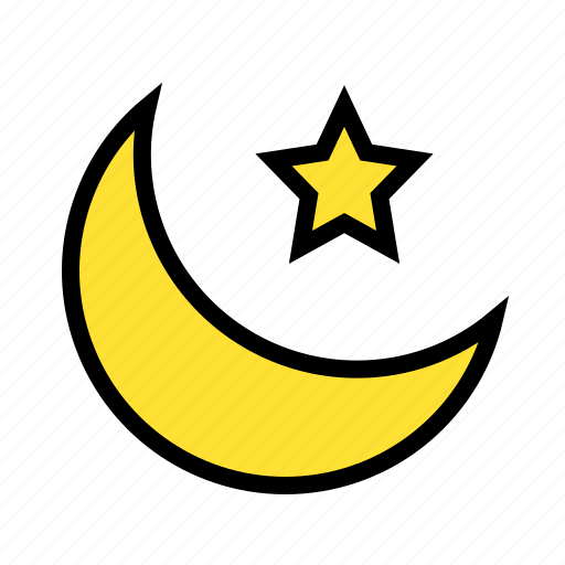 Crescent, islam, moon, ramadan, star icon - Download on Iconfinder