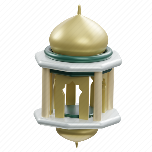 Islamic, latern, pray, religion, light, arabic, candle 3D illustration - Download on Iconfinder