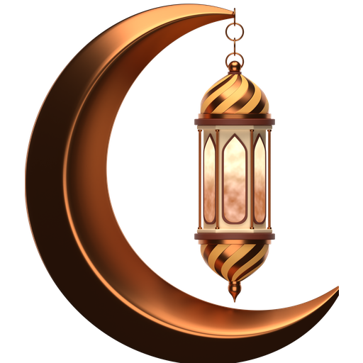 Moon, lantern, light, lamp, decoration, ramadan, islamic icon - Free download