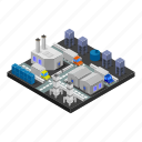 industry, factory, production, building, house