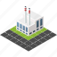 buildings, city, factory, industry, isometric, plant, urban 
