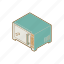 isometric, kitchen appliance, microwave 