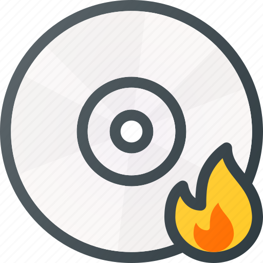 Burn, cd, compact, data, disc, write icon - Download on Iconfinder