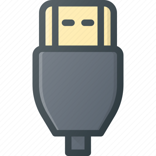 Cable, display, hdmi, plug, port icon - Download on Iconfinder