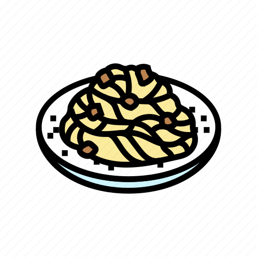 Carbonara, pasta, italian, cuisine, food, dinner icon - Download on Iconfinder