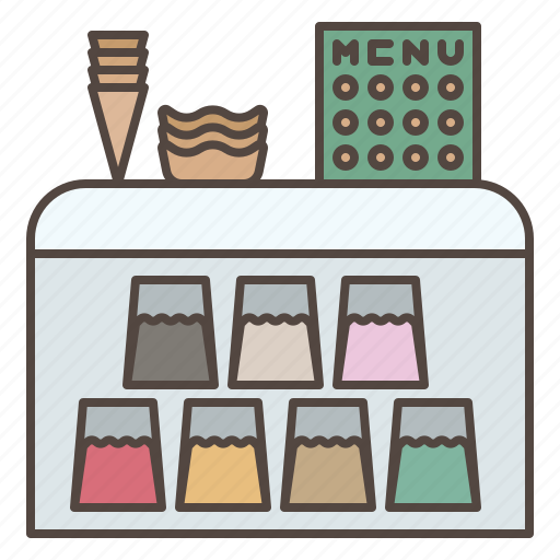 Gelato, icecream, ice, cream, italian, dessert icon - Download on Iconfinder