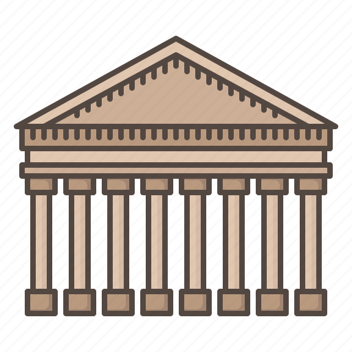 Pantheon, rome, italy, landmark, travel icon - Download on Iconfinder