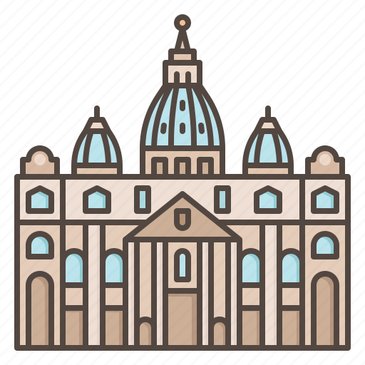 Saint, peter, church, italy, vatican, basilica icon - Download on Iconfinder