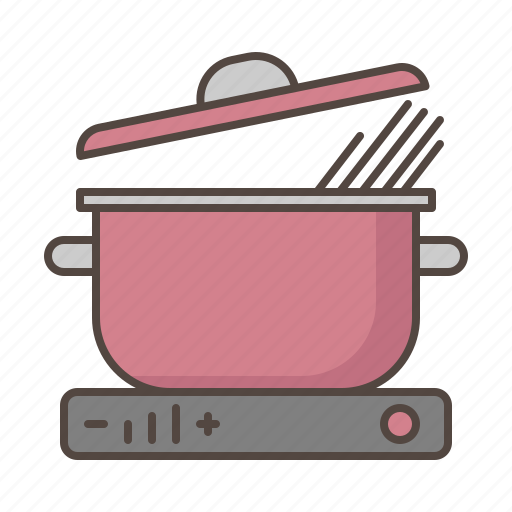 Spaghetti, pasta, cooking, stove, italian, food icon - Download on Iconfinder