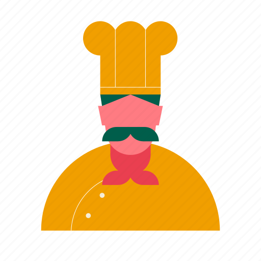 Chef, cook, cooking, kitchen, master chef, occupation, sous icon - Download on Iconfinder
